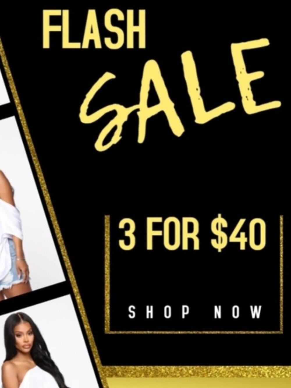 All Items $25 And Under Are 3 For $40